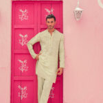 Pistachio Green Kurta Shalwar - Image 4